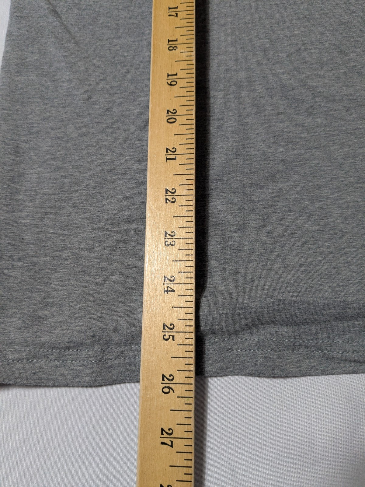 KINGSLAND ESQUESTRIAN Men Small Gray Stretch Blend Logo T-Shirt
