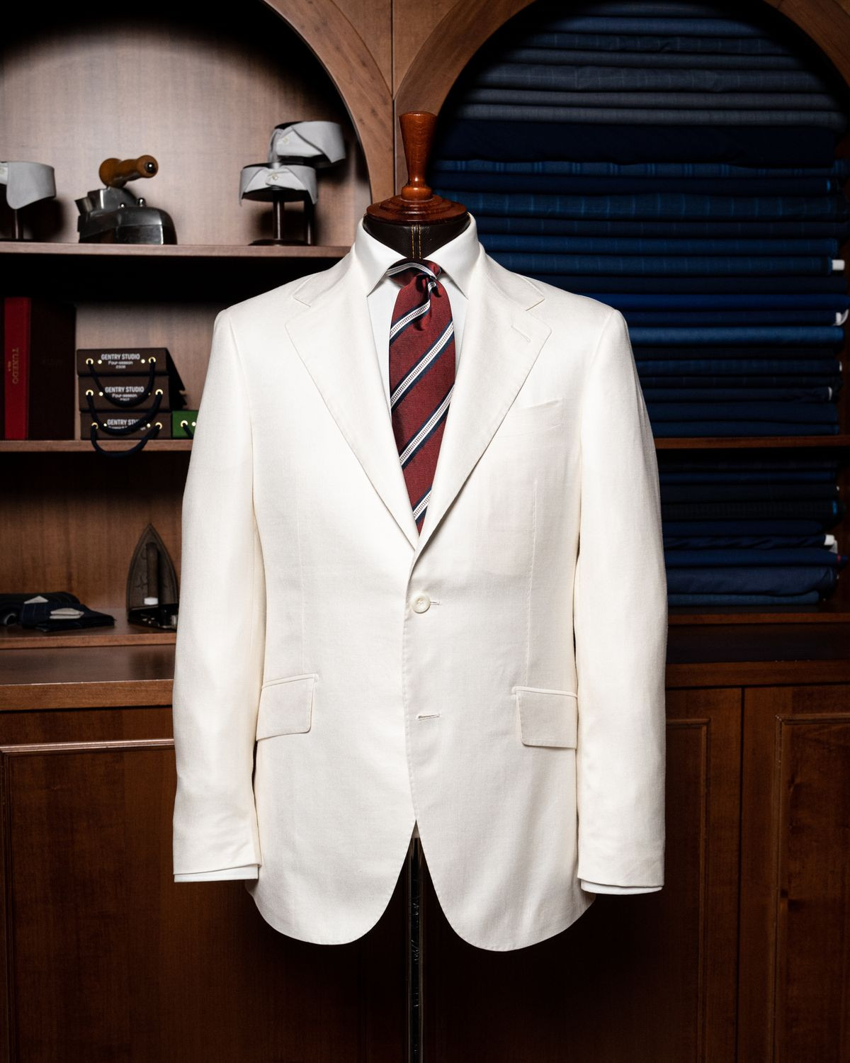 White Men’s Suits Formal Dinner Casual Jacket 2Pcs Business Workwear Coat