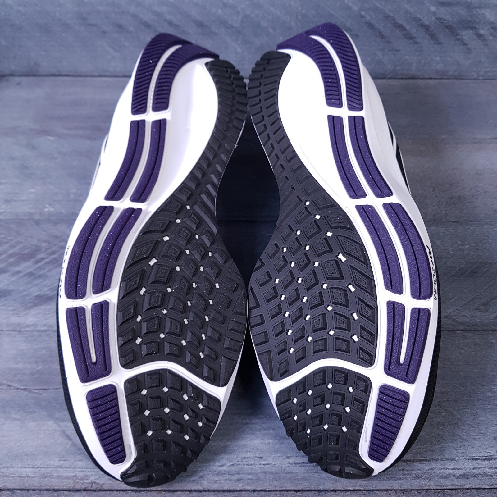 NIKE Air Zoom Pegasus 38 TCU Horned Frogs Running Shoes Mens 7-13 Black Purple
