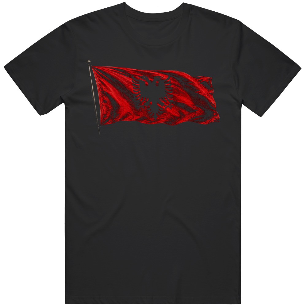 Albania Flag Strong Gift Graphic v4 T Shirt