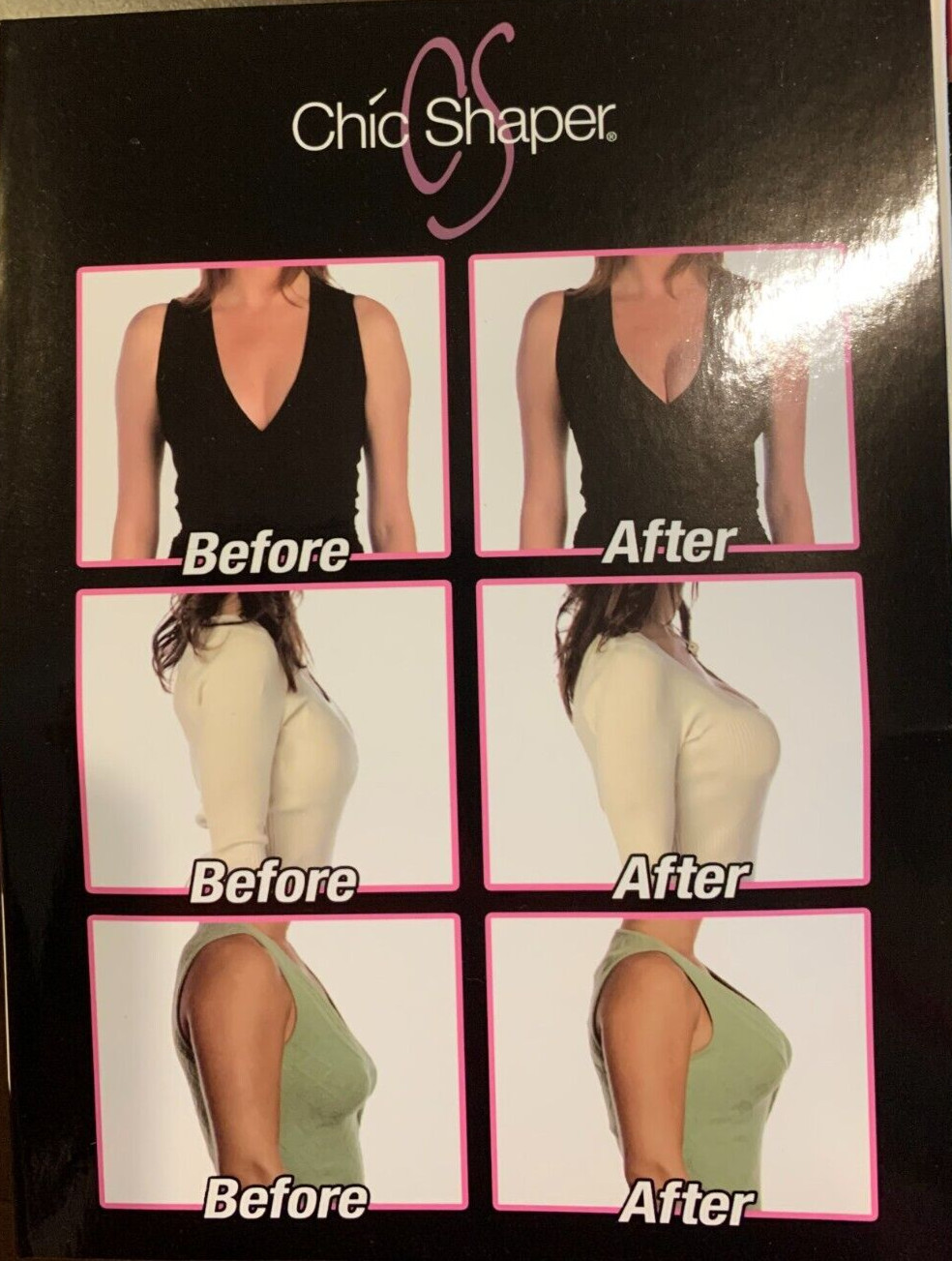 UNDERBUST Breast Back Bra Chic Shaper SUPPORTER “XS,M,L,XL” As seen on TV