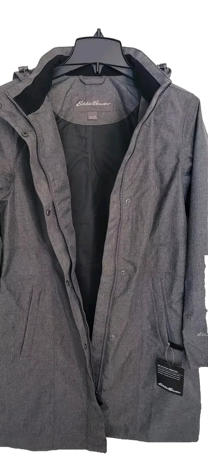 Eddie Bauer Women’s Girl on the Go Trench Coat, Medium Size, New