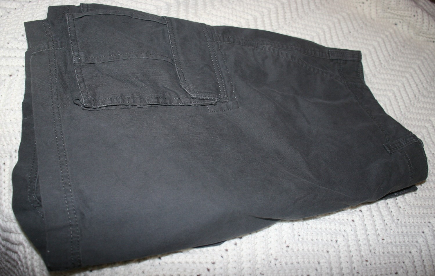 SONOMA men’s shorts size: 46 grey CARGO SHORTS BARLEY WORN! SHARP! CARGO!!!