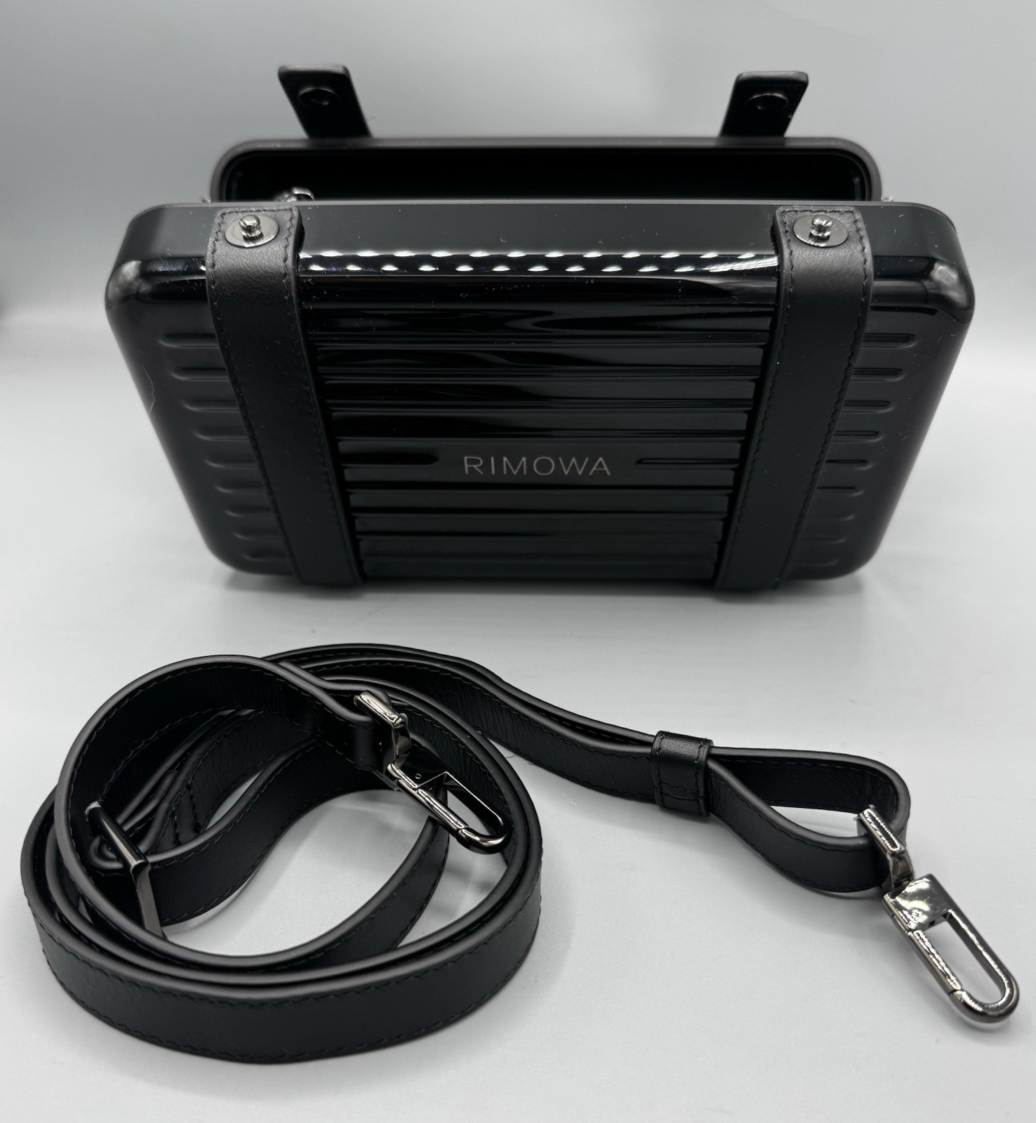 RIMOWA Personal Polycarbonate Cross-Body Bag, Black