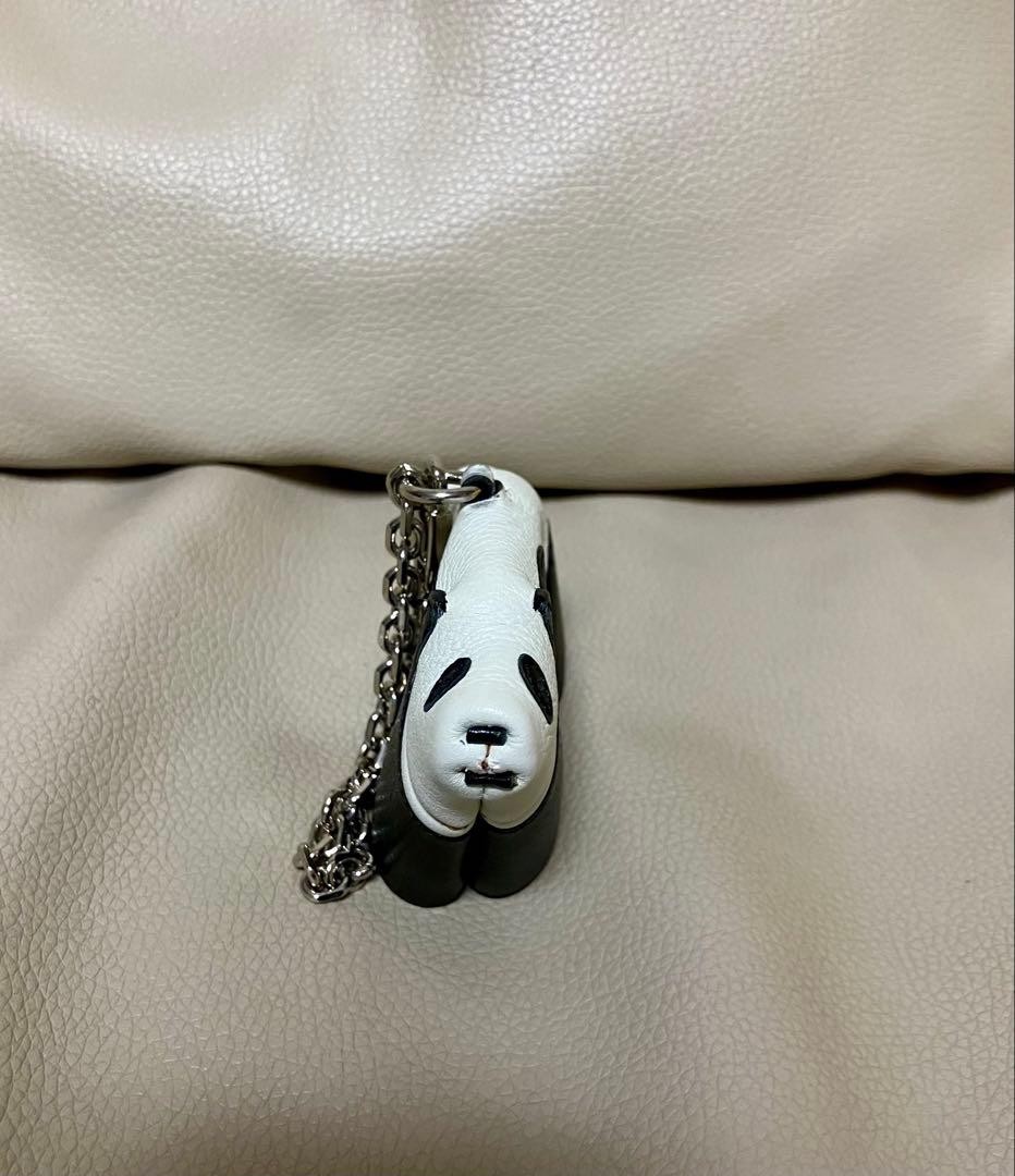 Loewe Women Wallet Keychain Charm Panda Limited Edition VHTF Designer Collection