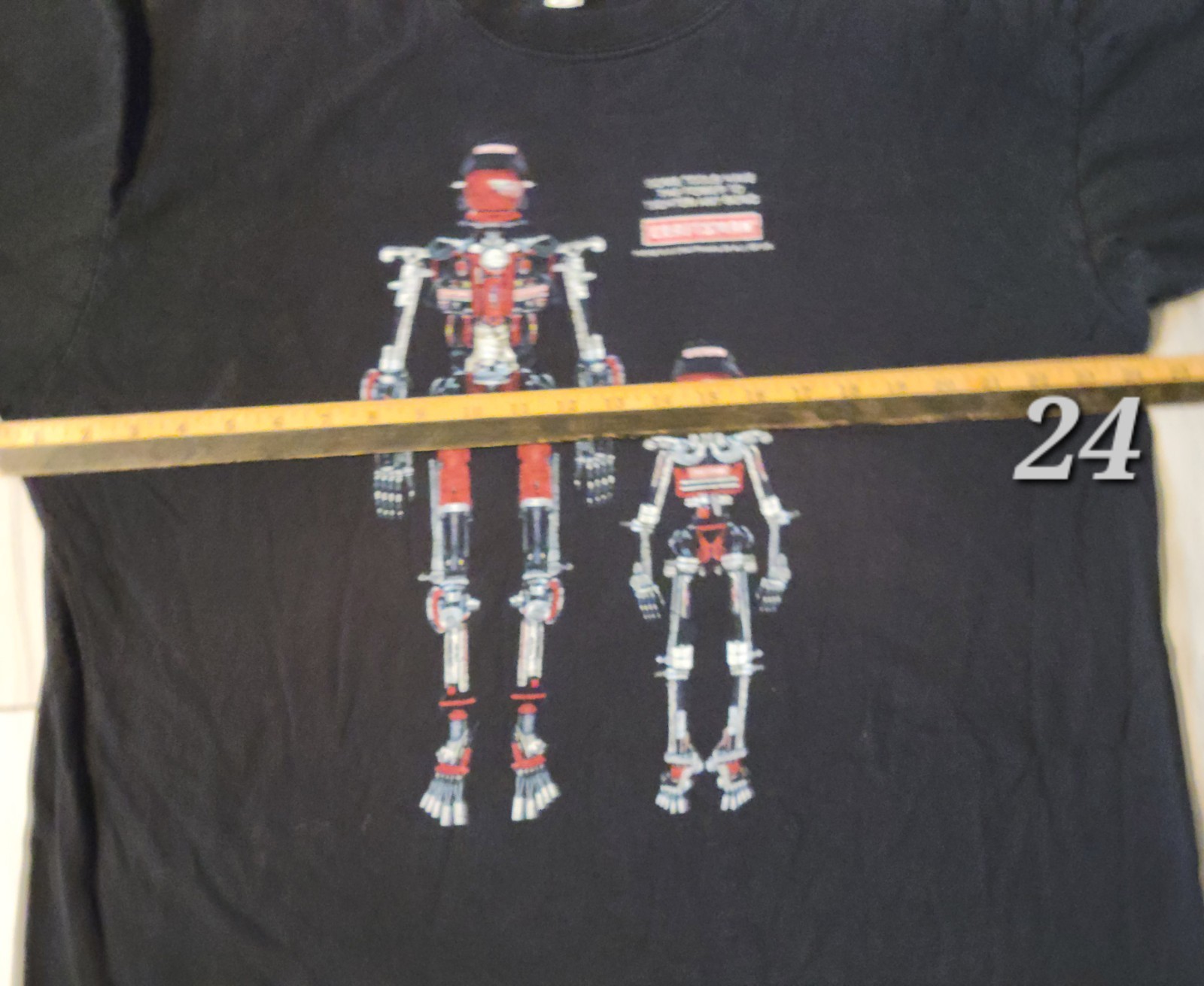 VTG XL 2008 Craftsman Robots Constructed From Various Tools Black T-Shirt