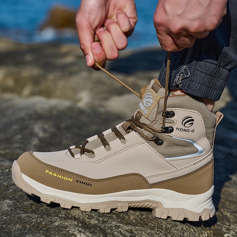 Mens Waterproof Work Boots Steel Toe shoes Safety Shoes Indestructible Non Slip