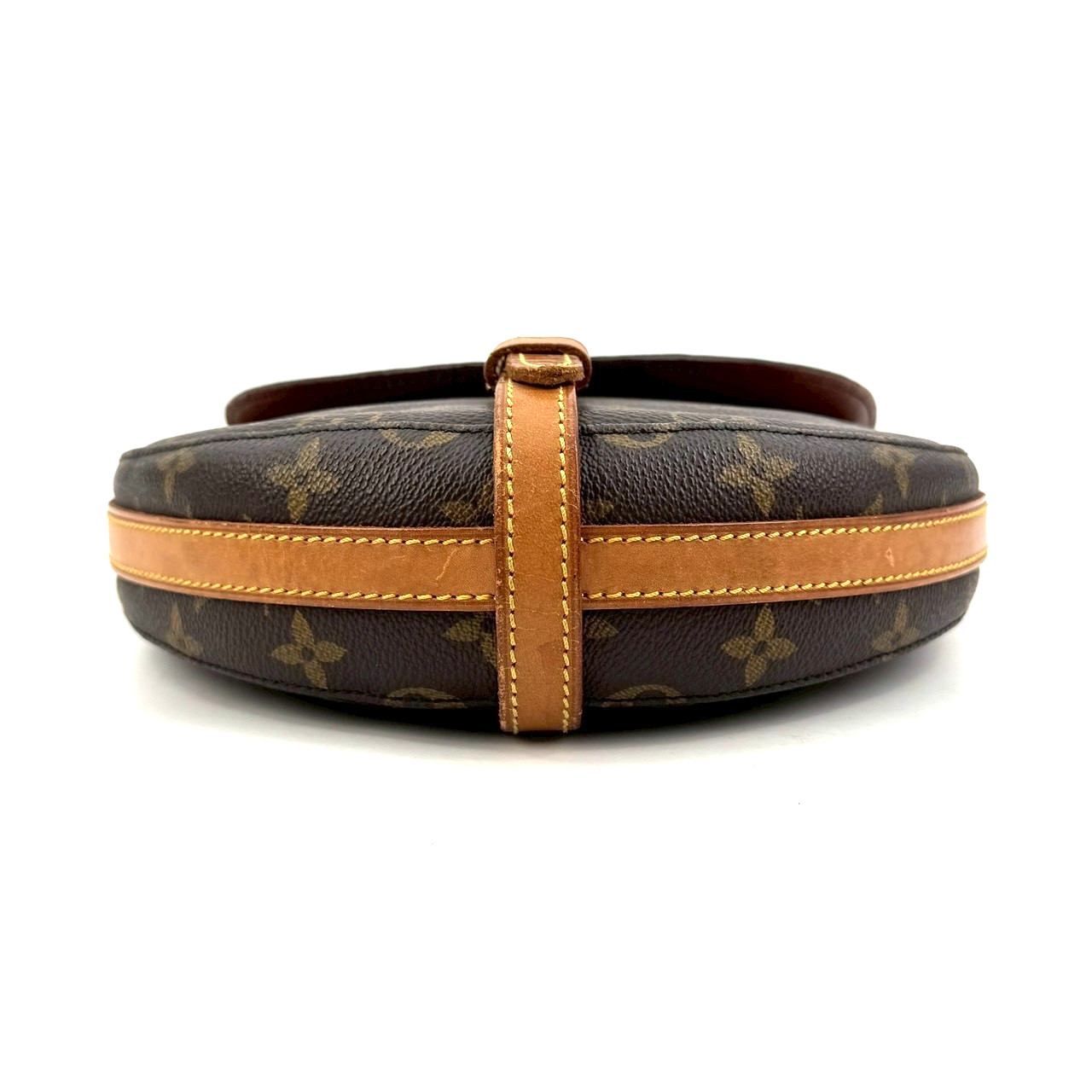 Louis Vuitton Shanti Shoulder Bag Half Moon LV Leather Authentic