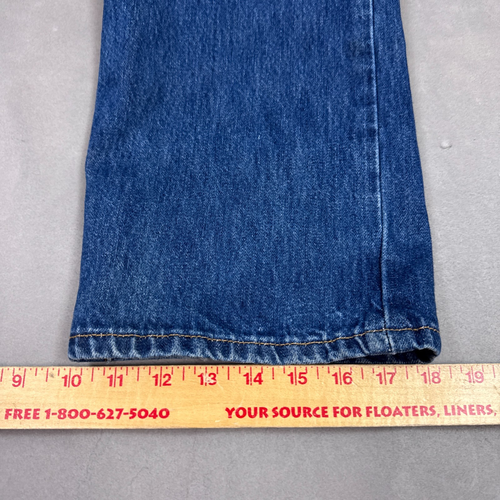Levis 501 Jeans Mens 32×34 Blue Button Fly Denim Pants Thrashed Faded (Tag34x36)