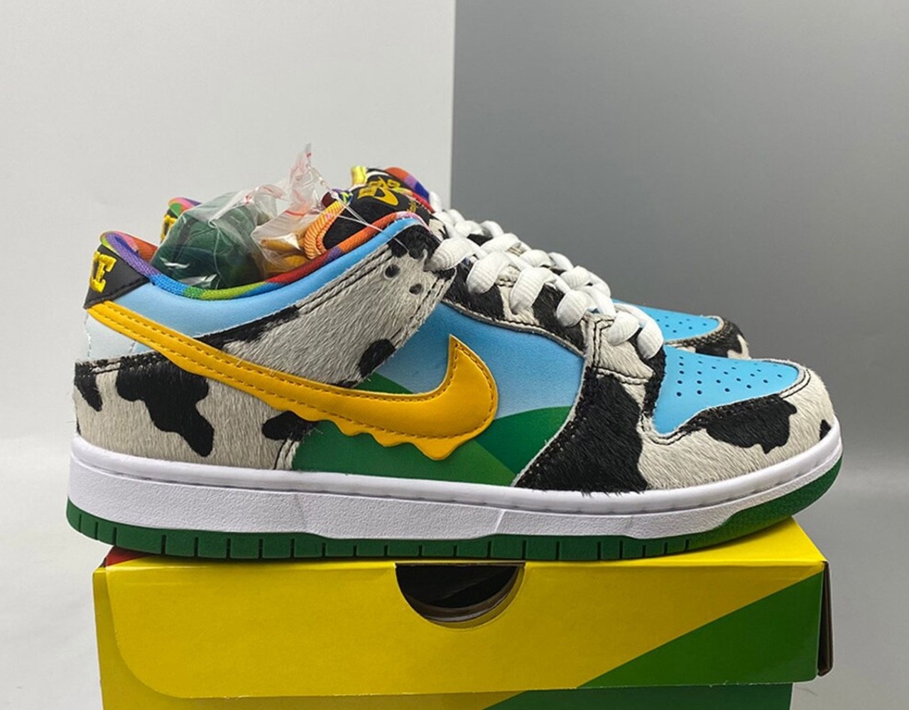 Ben & Jerry’s Nike Dunk Low SB ‘Chunky Dunky’ Colorful Retro Sneakers CU3244-100