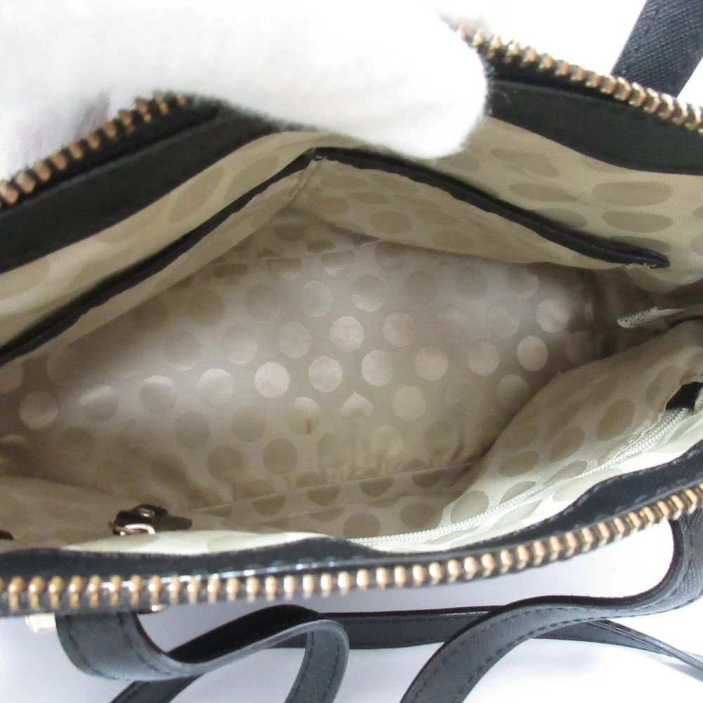 Used Good Condition Kate Spade Saffiano Leather 2WAY Shoulder Bag Black Ladies L