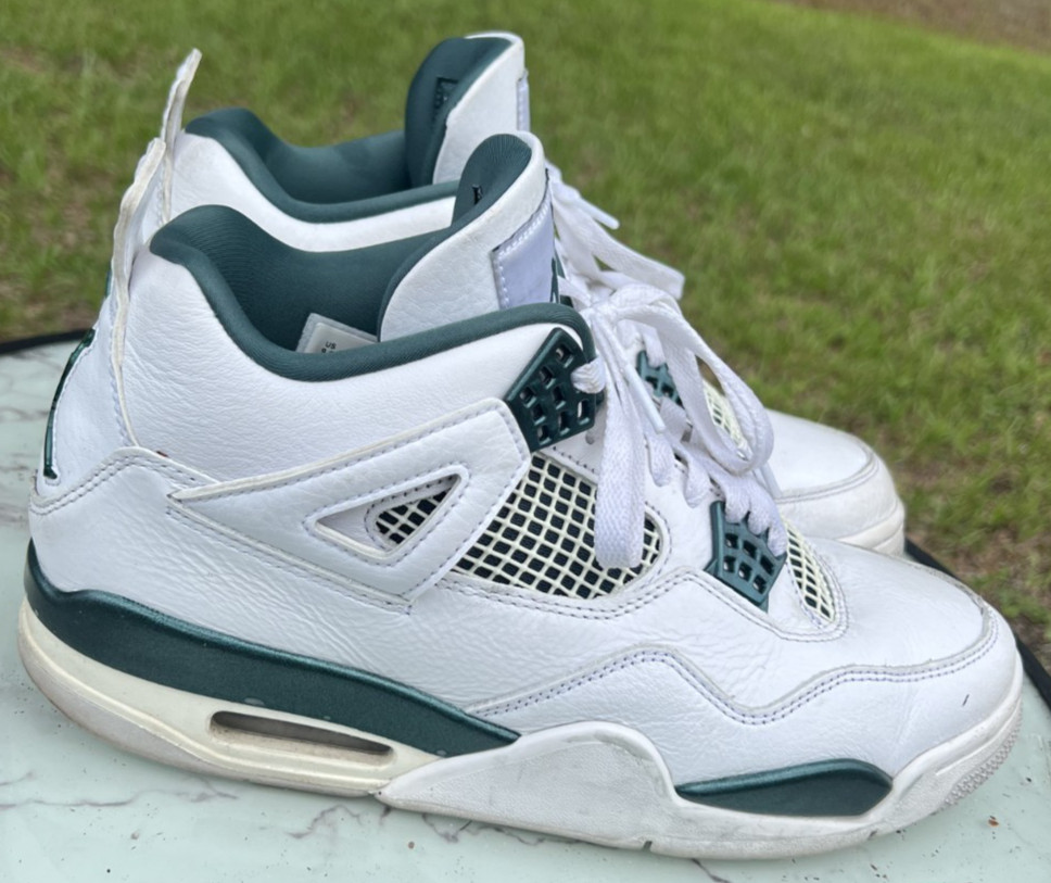 Size 10 – Air Jordan 4 Retro Oxidized Green