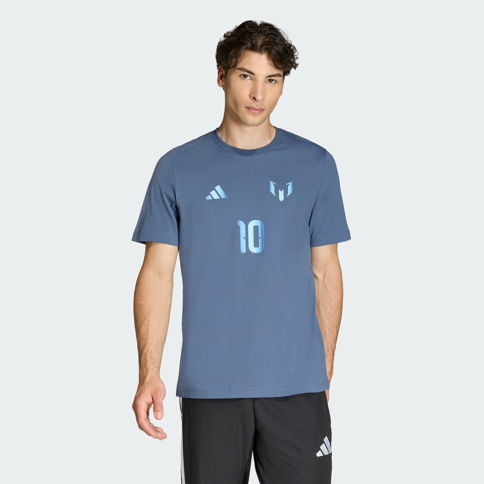 adidas men MESSI NAME&NUMBER GRAPHIC T-SHIRT