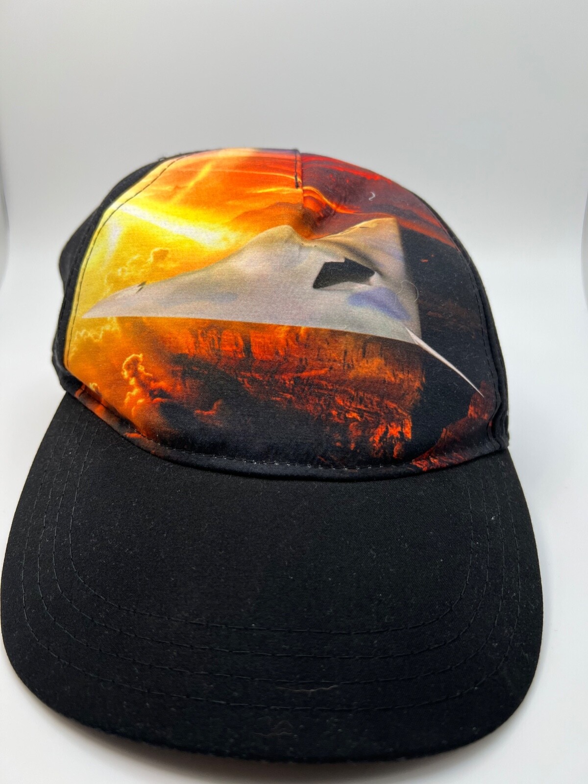 BOEING : ABOVE AND BEYOND exhibit black adjustable cap / hat