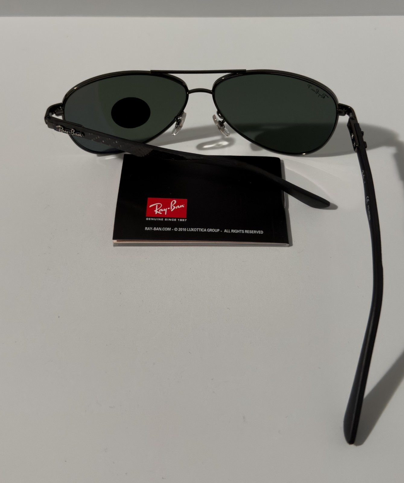 Ray-Ban RB8313 Gunmetal Green Aviator Sunglasses Unisex Ships Today