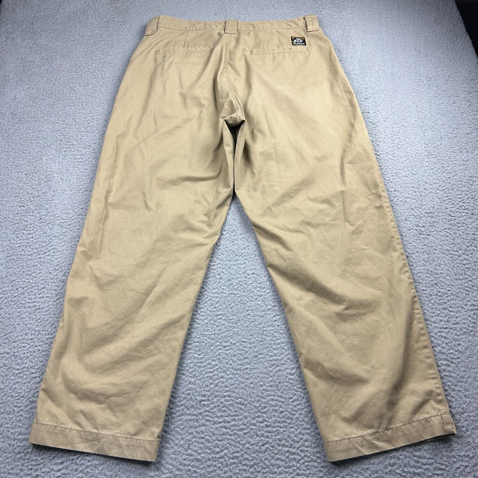 Element Donny Barley Burleys Chino Pant Size 34×29 Tan Wide Street Skate