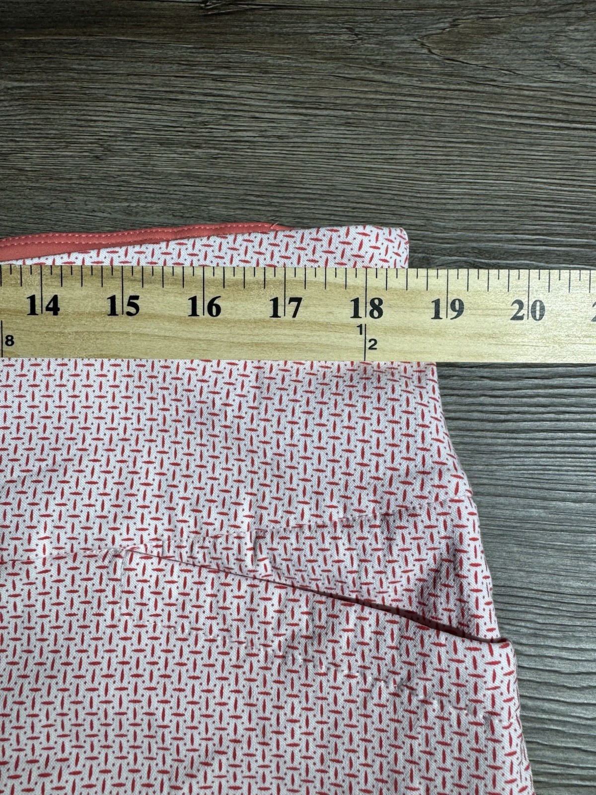 S.C. & Co Womens XXL Golf Tennis Skort Skirt Shorts Stretch Coral 36*19in