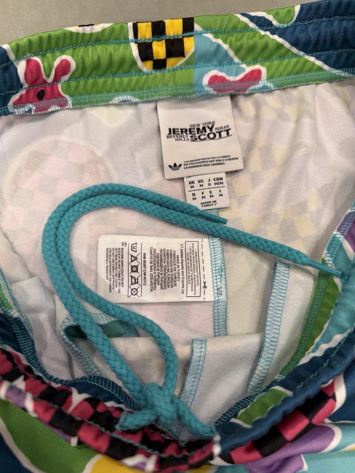 Jeremy Scott Adidas Psychedelic Floral Track Pants M