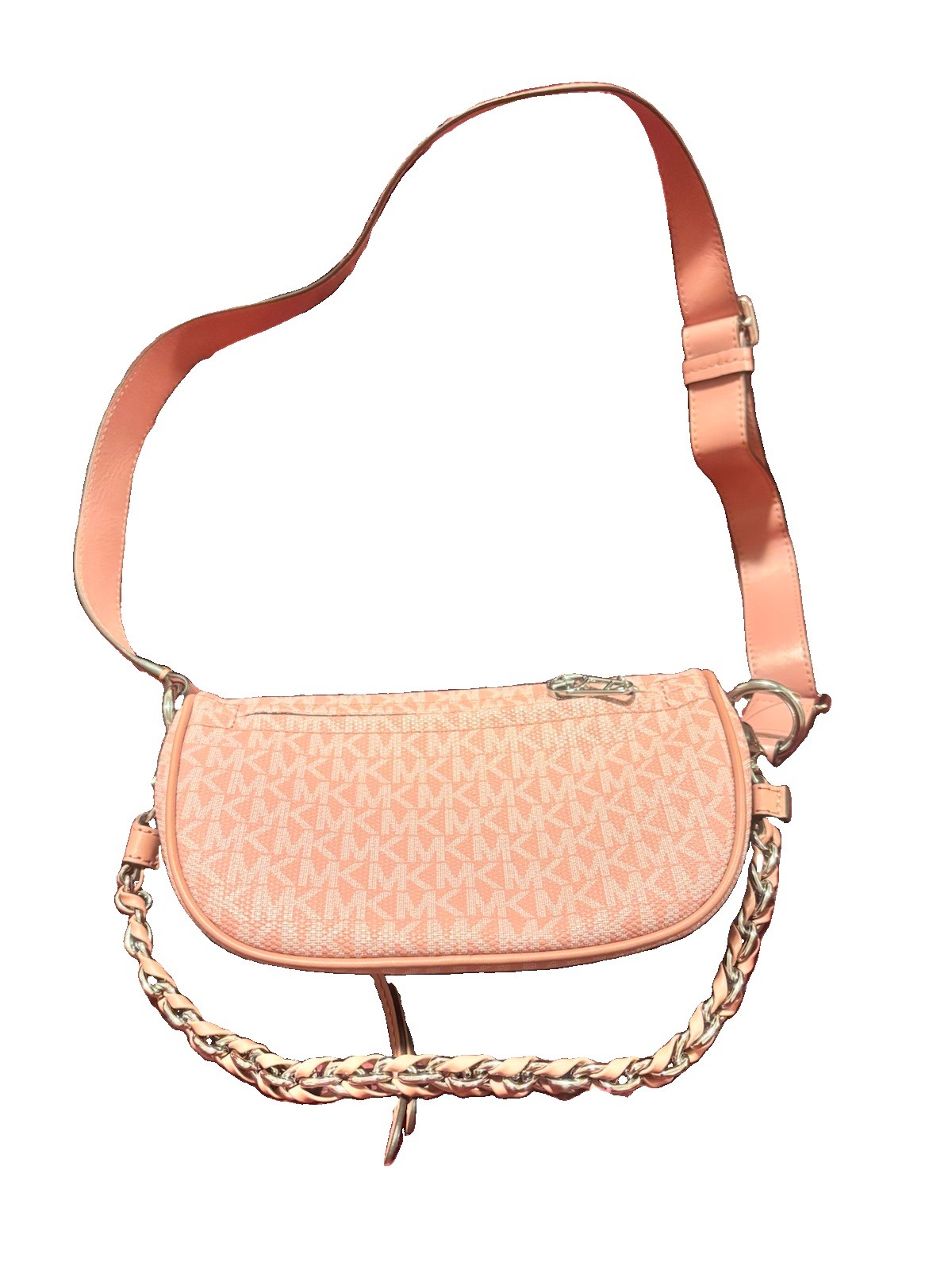 Michael Kors Pink Monogram Crossbody Bag