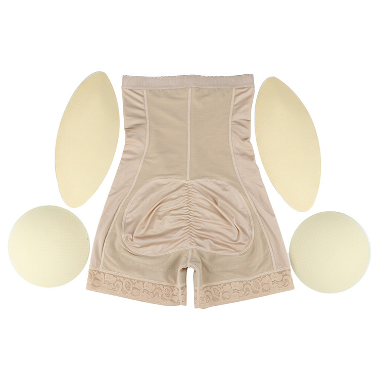 Removable Padded Hips & Butt Lifter Body Shaper Waist Control BBL Faja Shorts
