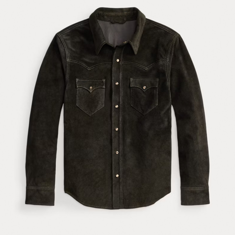Handmade Vintage Men’s Premium Suede Leather Trucker Jacket Motorcycle Jacket