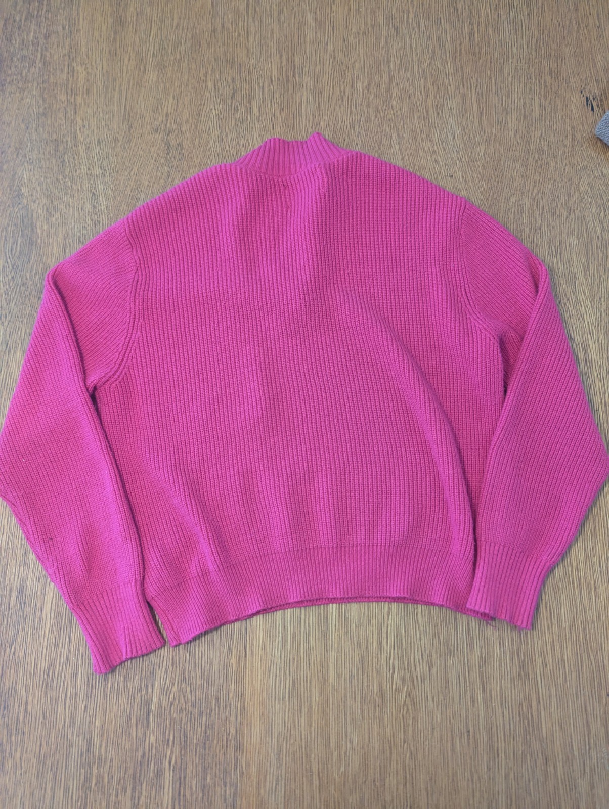 Zara Knit Pullover Sweater Womens Size 13-14 CM 164 Magenta Pink