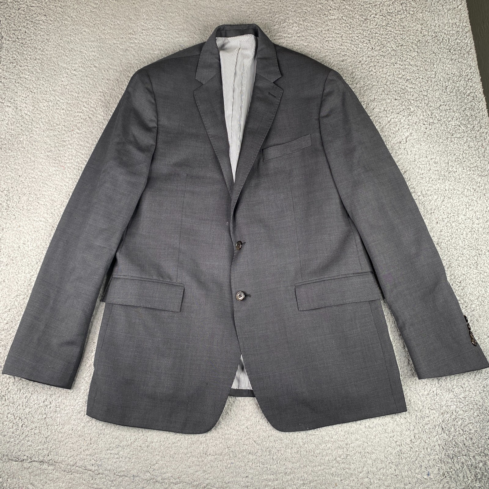 Todd Snyder Blazer Mens 44L Gray 100% Wool Mayfair Slim Fit Sport Coat Jacket