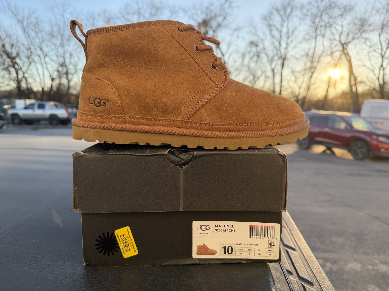 UGG Mens Neumel Boots | Chestnut | 3236-CHE | Authentic New Size 10