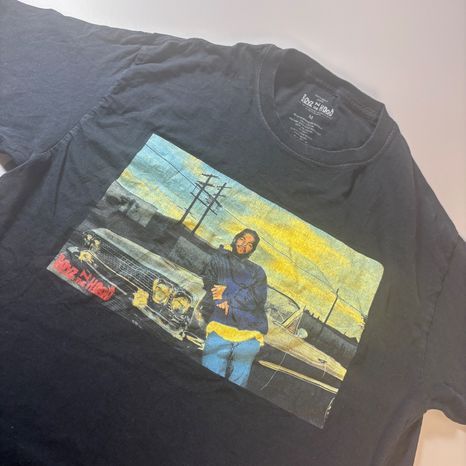 Boyz N The Hood T Shirt Movie Ice Cube Hip Hop Black Mens Size M