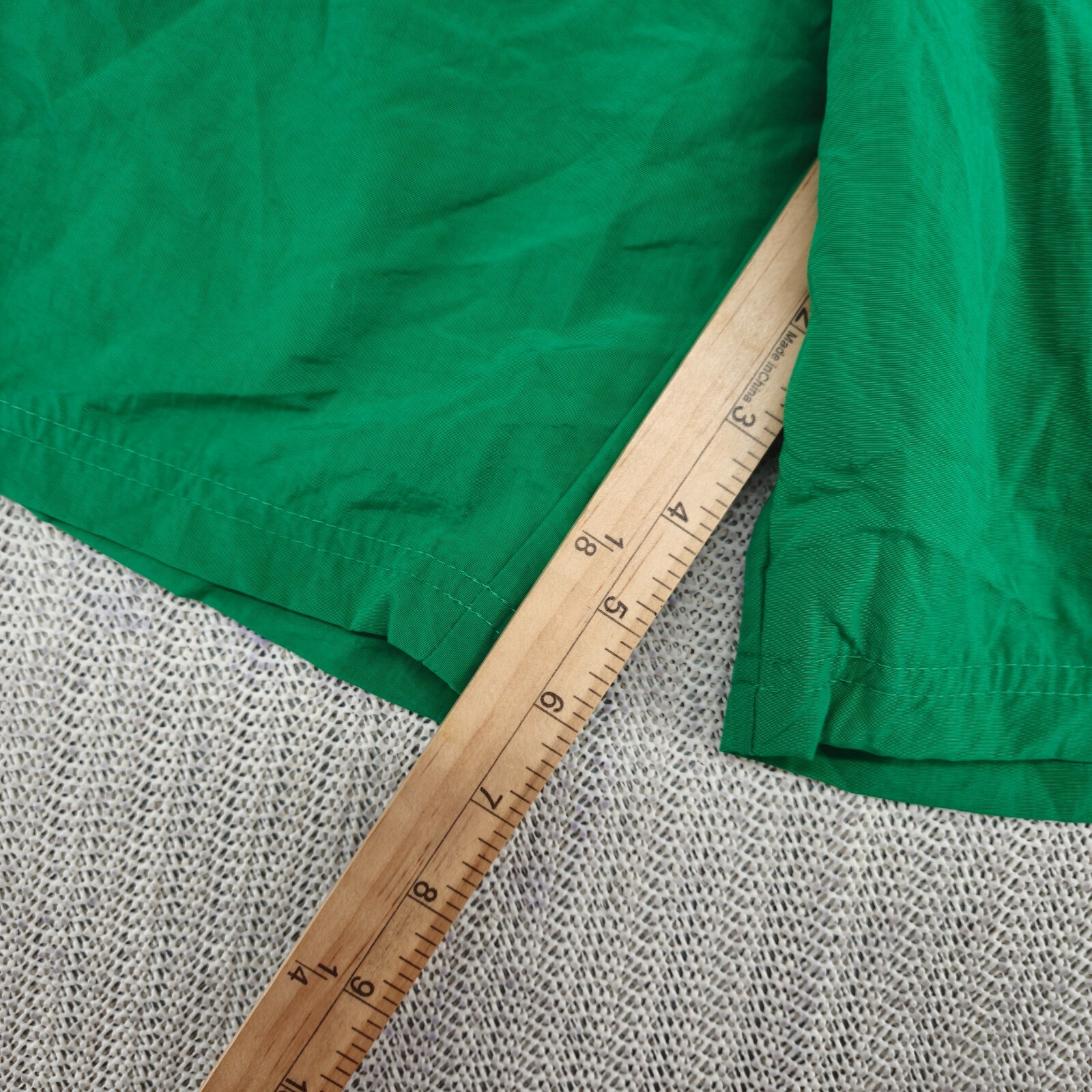 Vintage Sand N Sun Swim Trunks Shorts Mens Large Green Lined Pockets Y2K