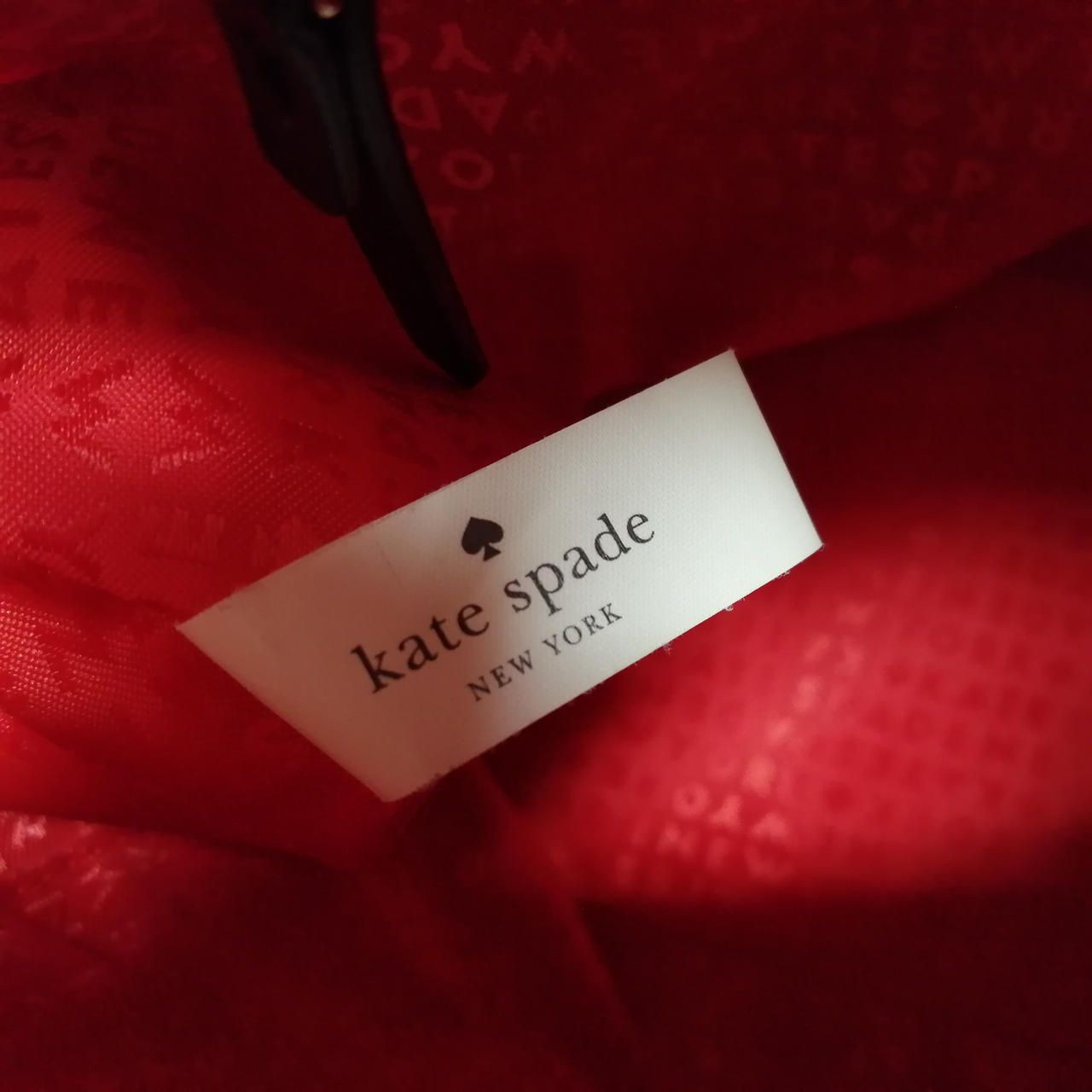 KATESPADE Biolor 2 Way Bag WKRU3083 Beige X Black Damaged Used