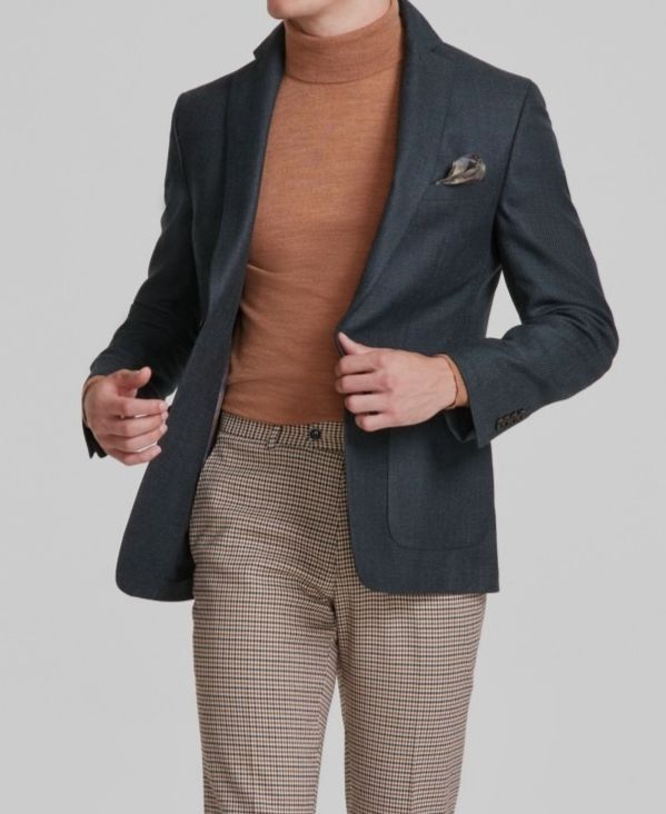 Tallia Men’s Green Slim-Fit Wool Blend Sport Coat Size 40S