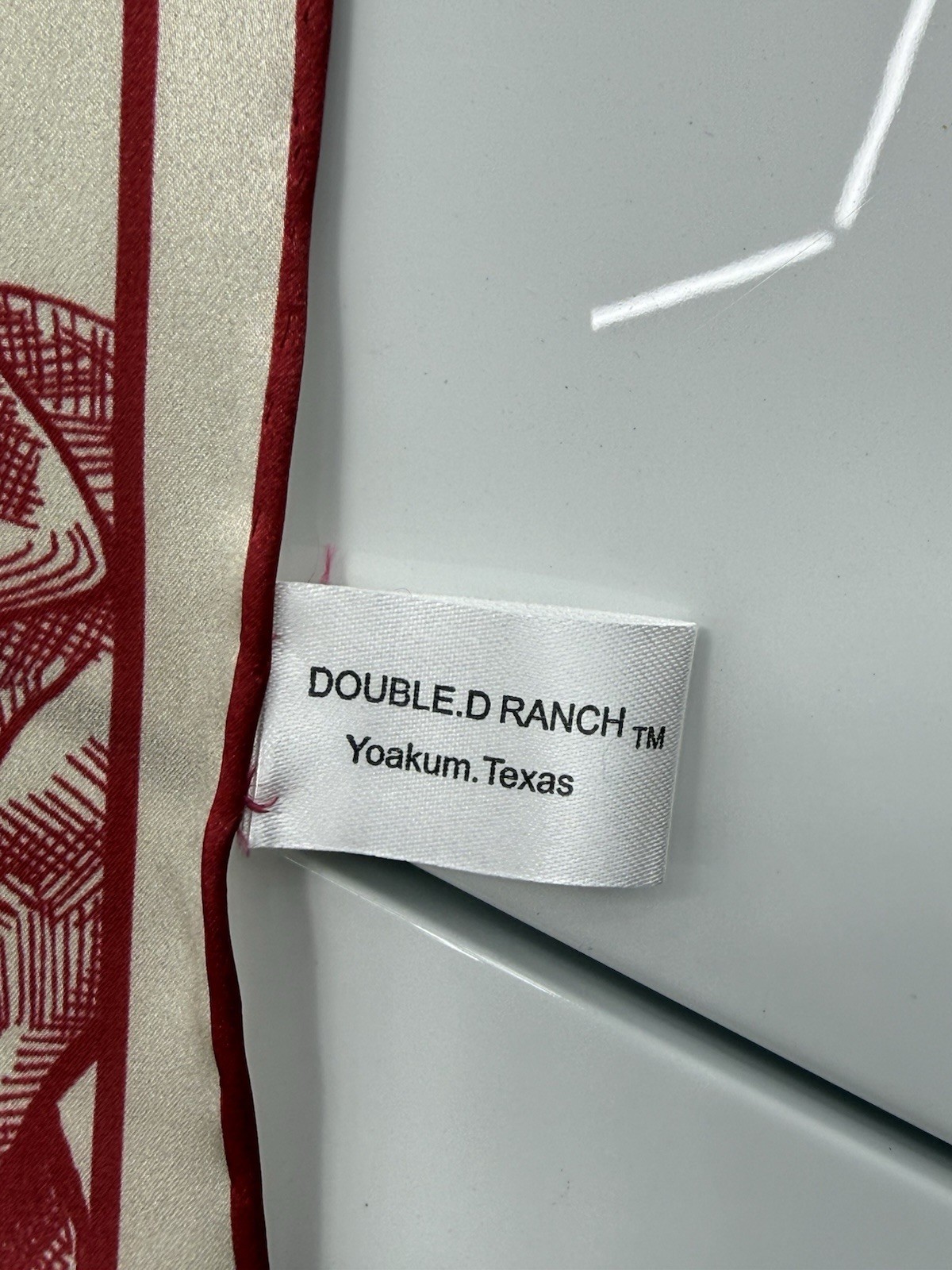 Double D Ranch Scarves Brand New 100% Silk Double Sided Design