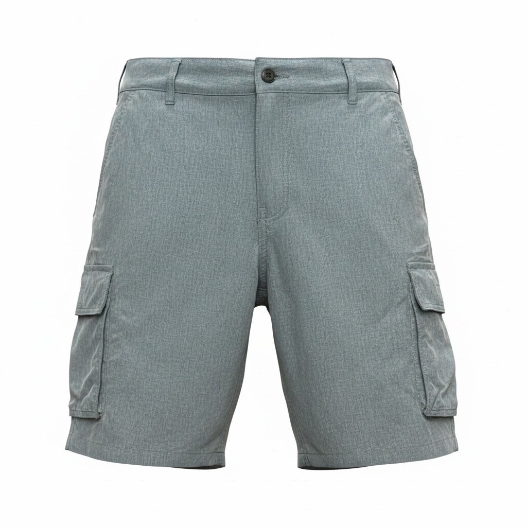Trunks Multi-Functional Shorts Mens 34 Grey Hybrid Cargo Stretch Quick Dry 9″