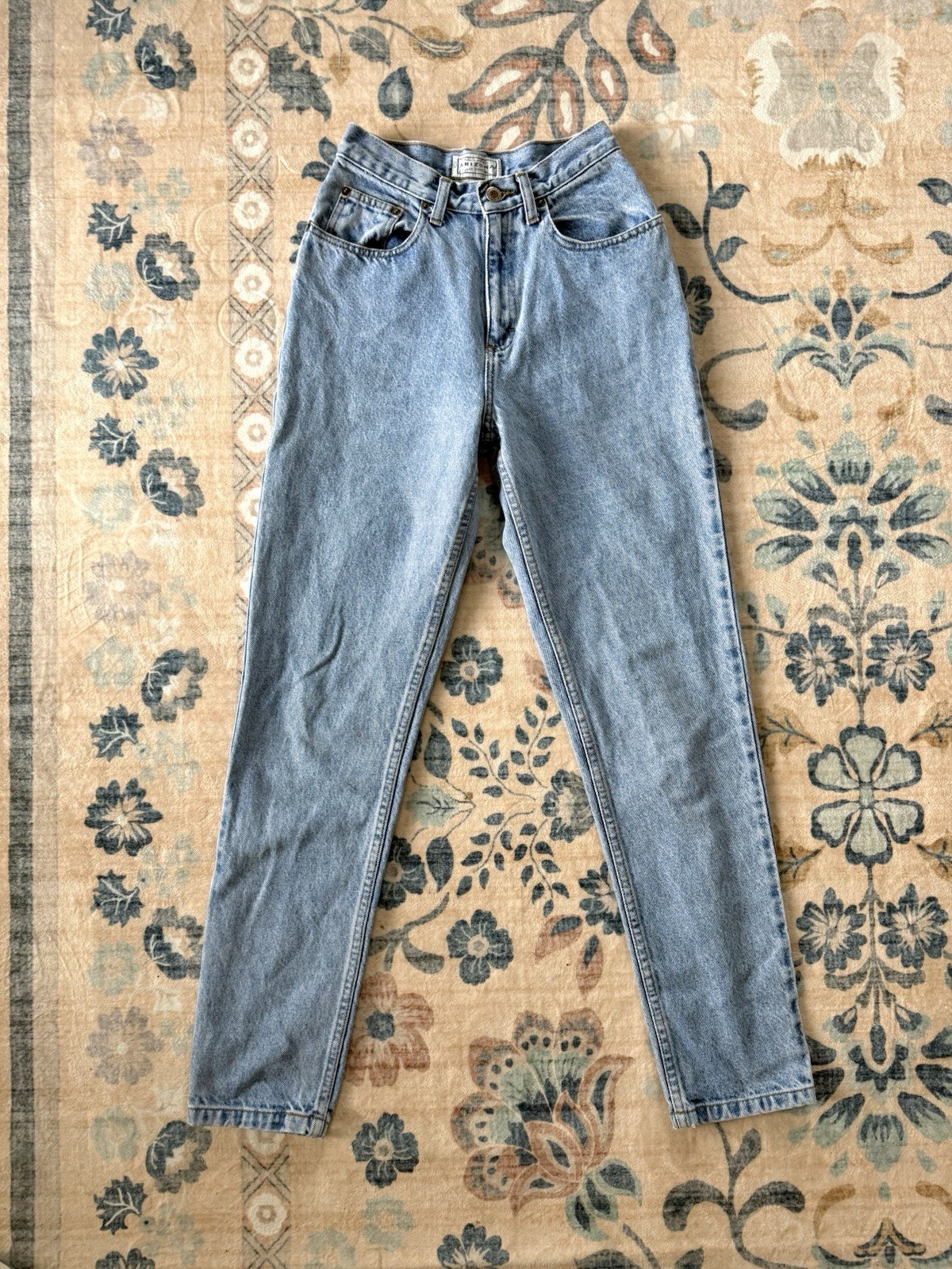 Vintage 90’s Arizona Jean Co. Light Wash Blue Denim Jeans Straight Leg Size 3