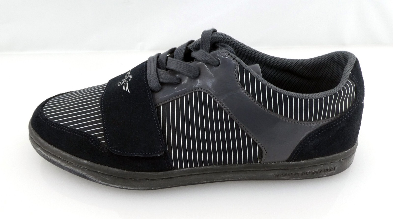 Creative Recreation Shoes Cesario Lo Pinstripe Black/Gray Sneaker Size 7.5