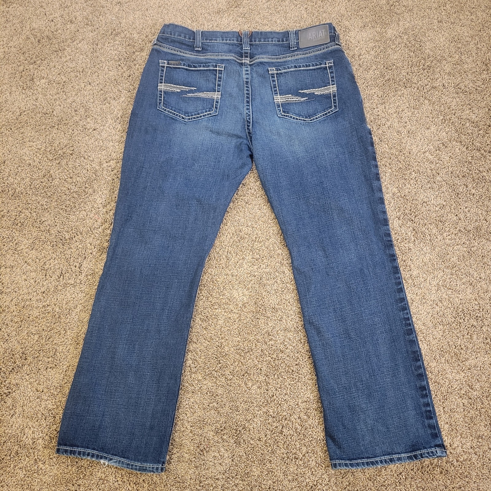 Ariat M4 Men Jeans 40×32 Low Rise Boot Cut Denali Stretch Western Workwear