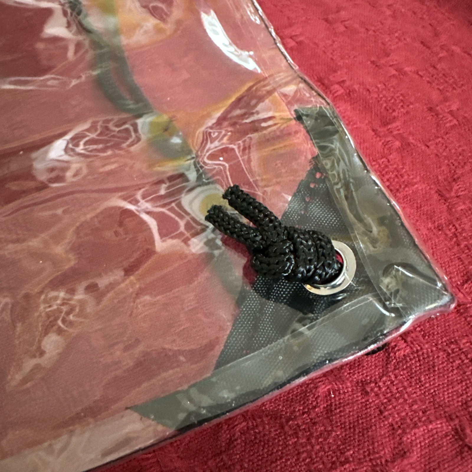 Lot 13 Clear Drawstring Backpacks Stadium Approved PVC School Security Bag