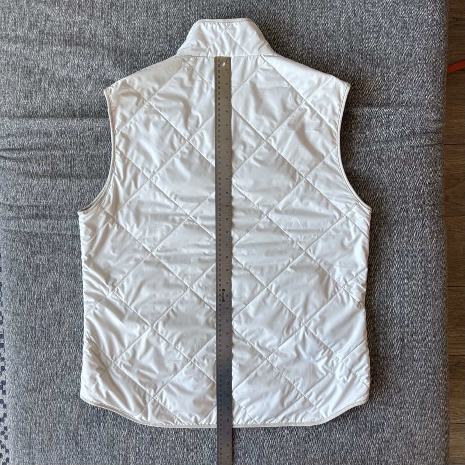 Waterville Fit Quilted Vest Size 54 XL Water Repellant Diamond Made In Italy