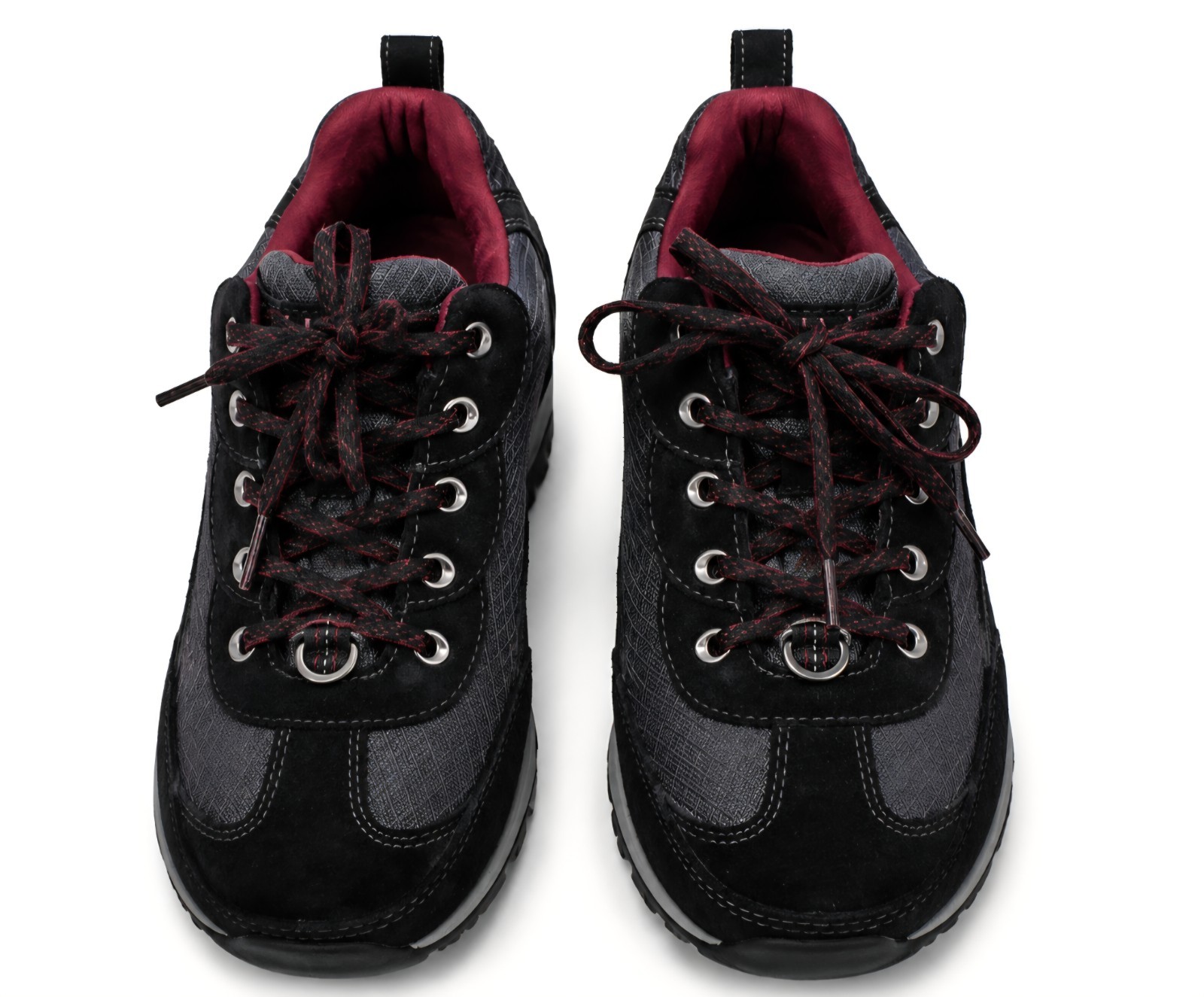L.L. Bean Black and Grey Hiking Shoes with Rugged Sole Size 8.5M