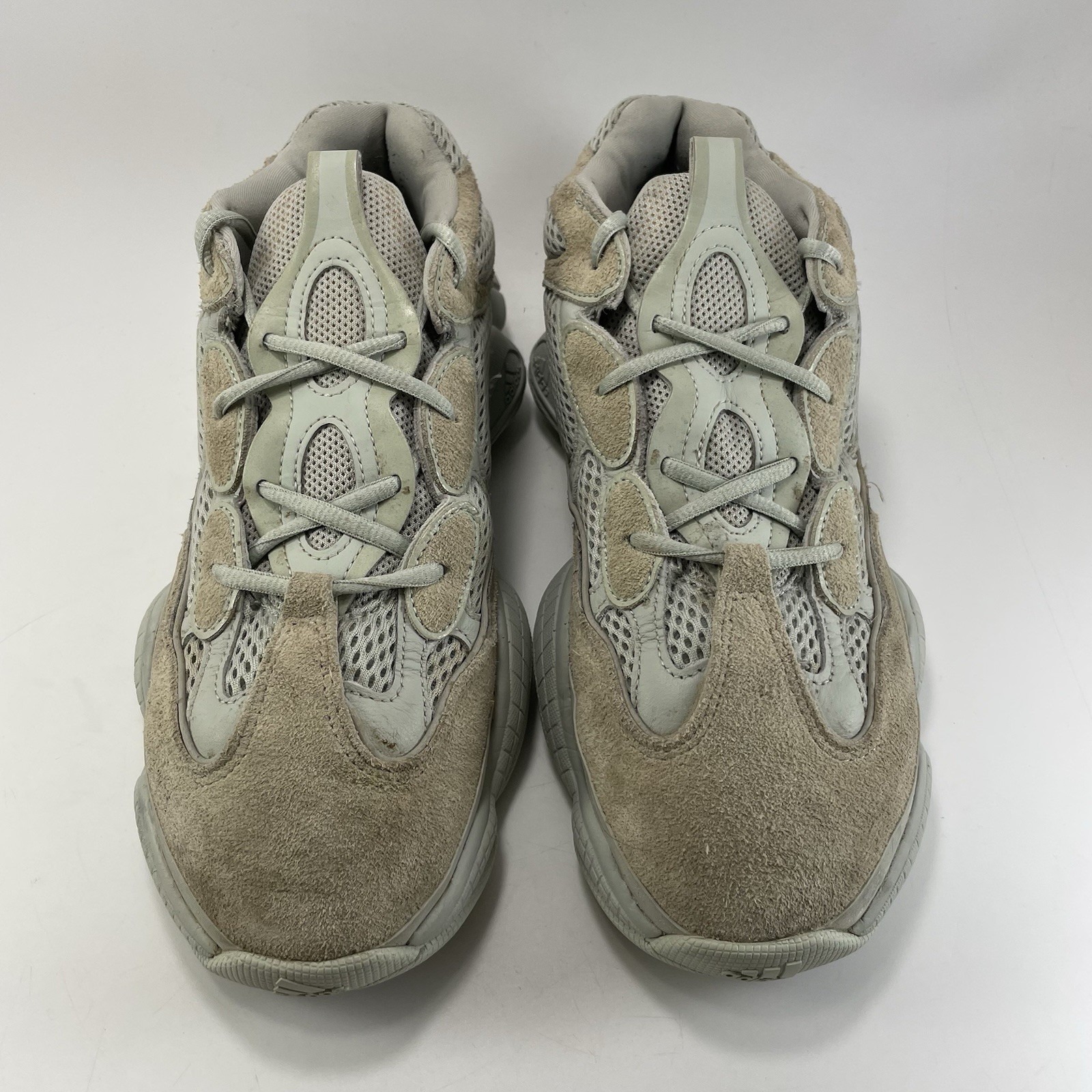 adidas Yeezy 500 Salt Mens Size 10 Grey Chunky Suede Hype Sneakers Shoes