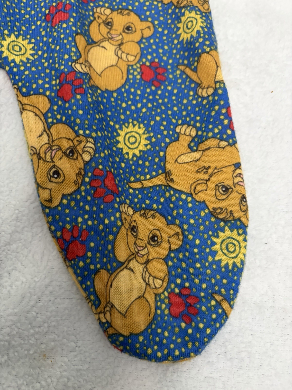 Vintage Lion King Footed Sleeper 6-9m