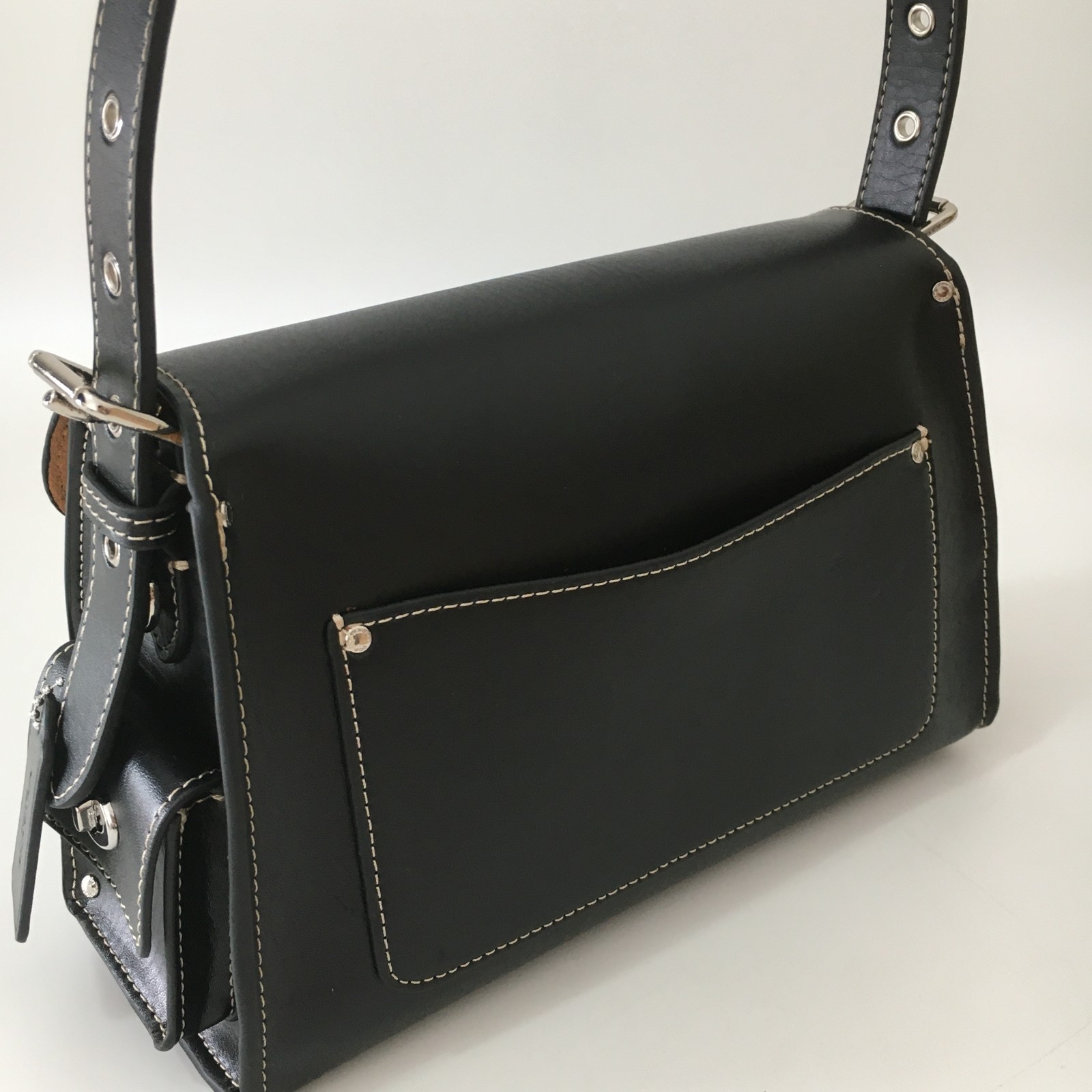 Coach Western Tabby CT721 H 6.5 in × W 4.25 in × D 10.25 in Black