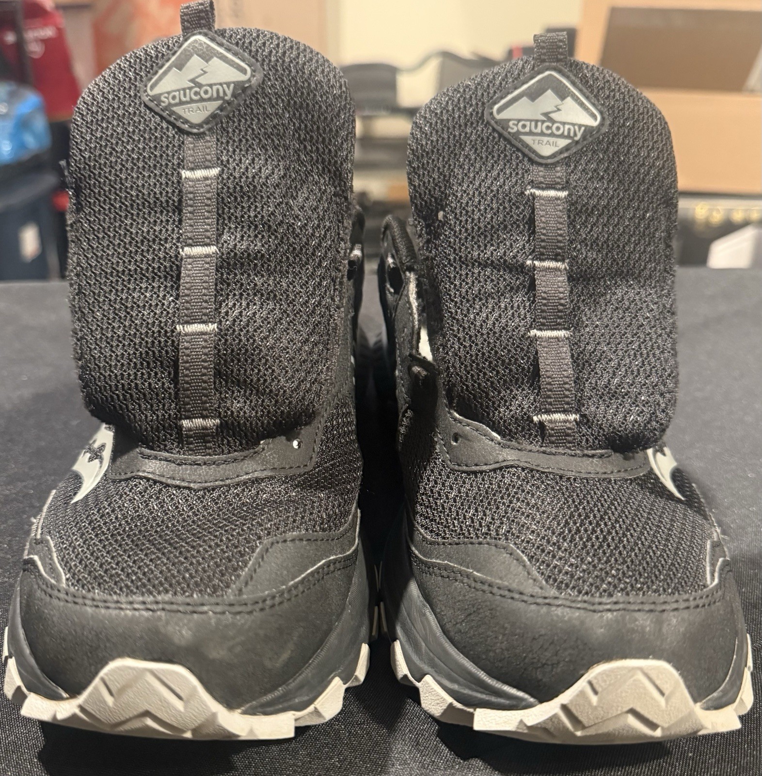 Saucony Excursion TR15 Trail Running Shoes, Black/Shadow S20668-10, US MENS 11.5