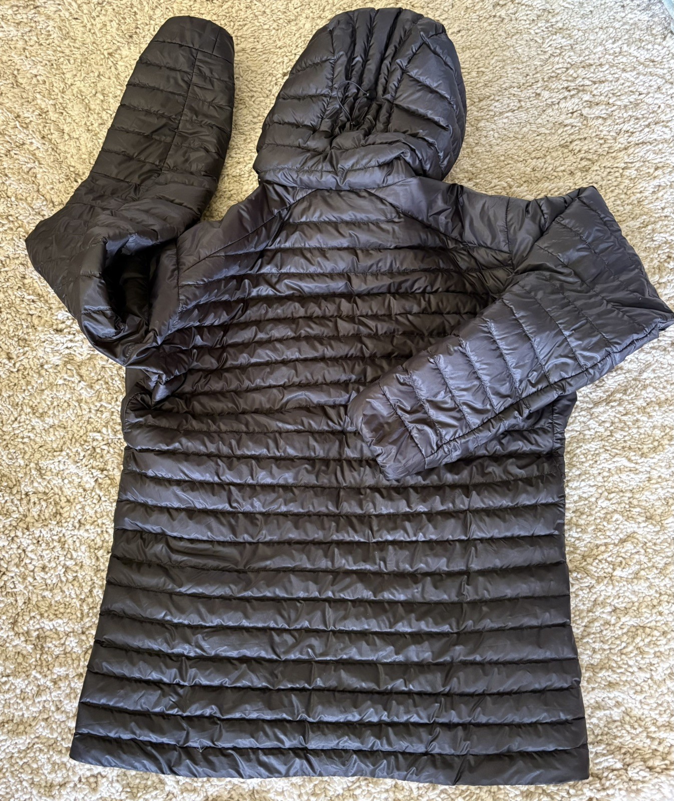 ARC’TERYX Jacket Mens Sz M Black Puffer Cerium SL Hooded Puffer Down Coat Zip