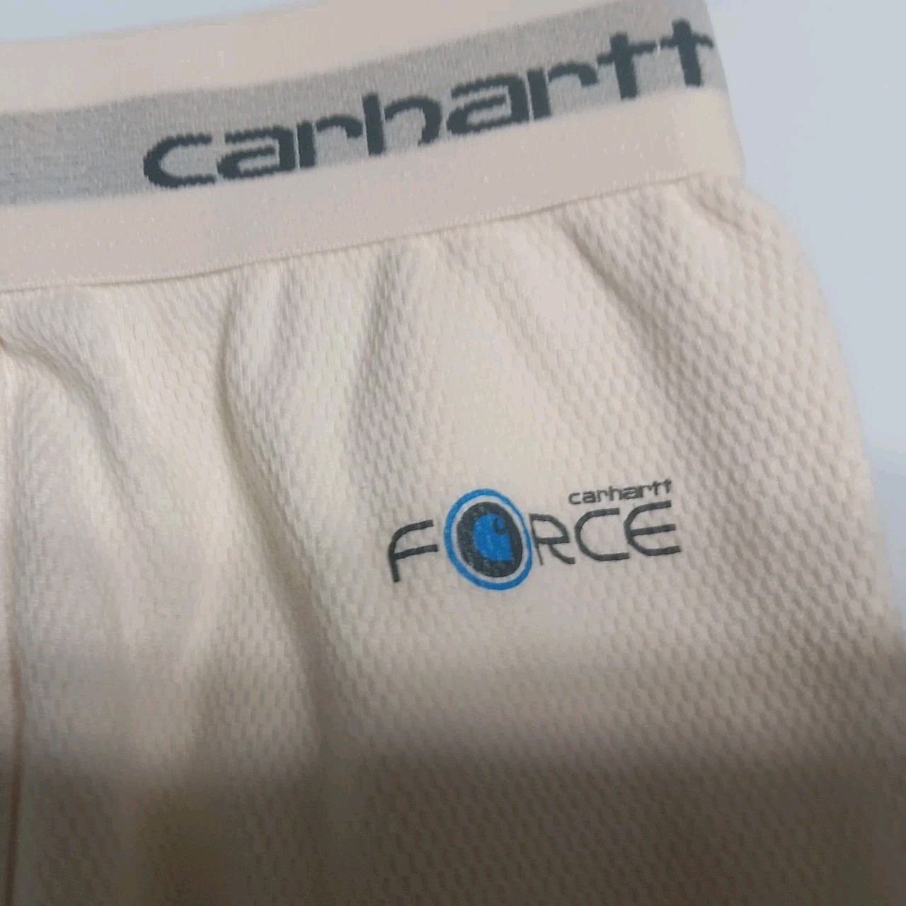 Carhartt Force Men’s Long Johns Underwear Bottoms White Solid Size Large Regular