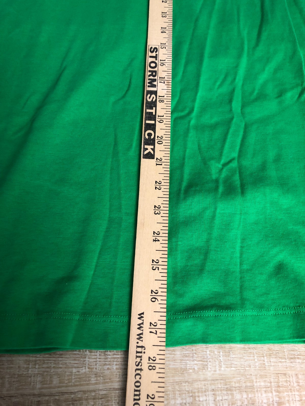 Chico’s Sleeveless Tunic Tank Green V Neck 100% Pima Cotton 2 US L 27.5 In. Long