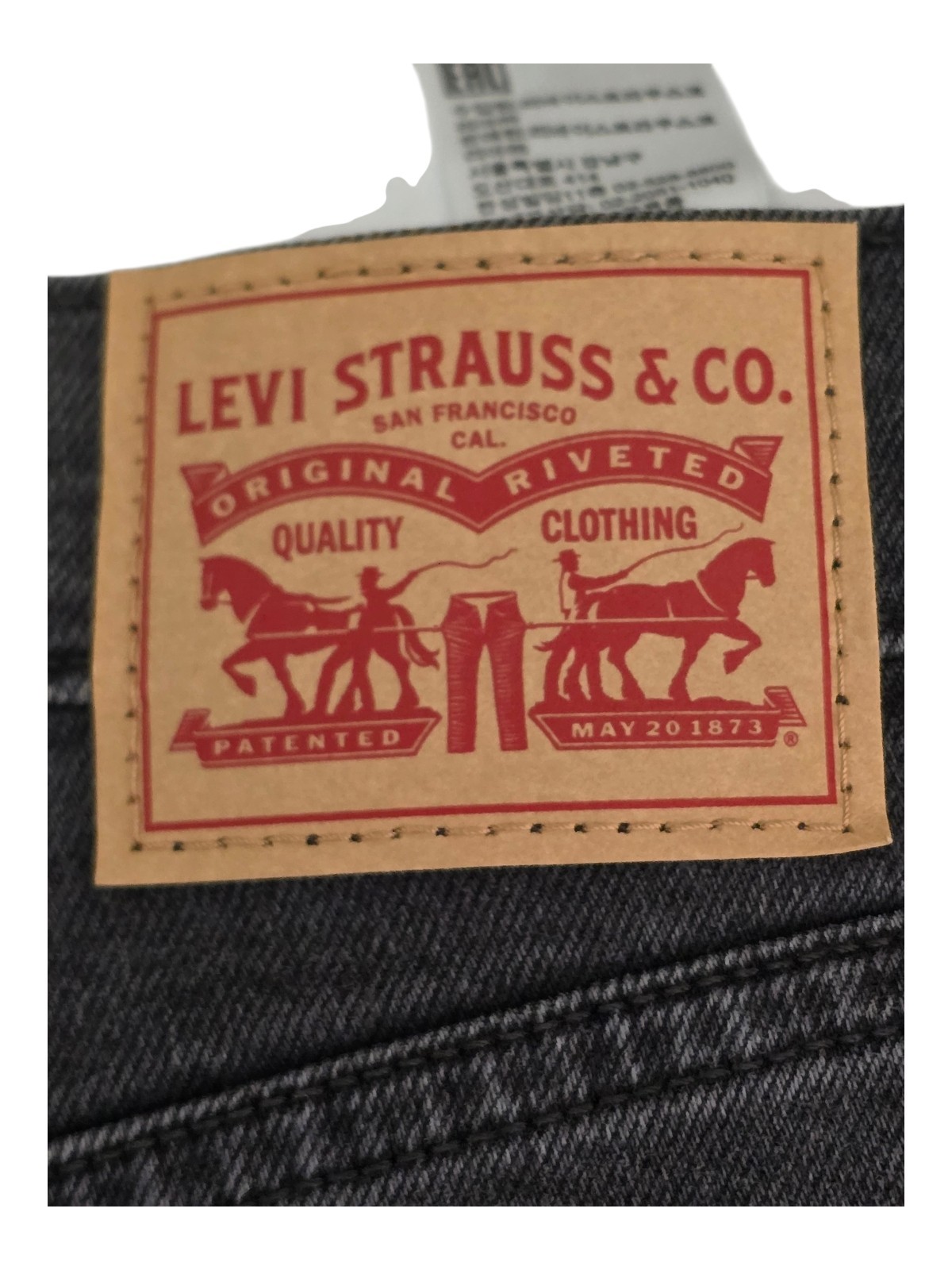 Levi’s Wedgie Straight Jeans Women’s 26×28 Black High Rise Straight Leg