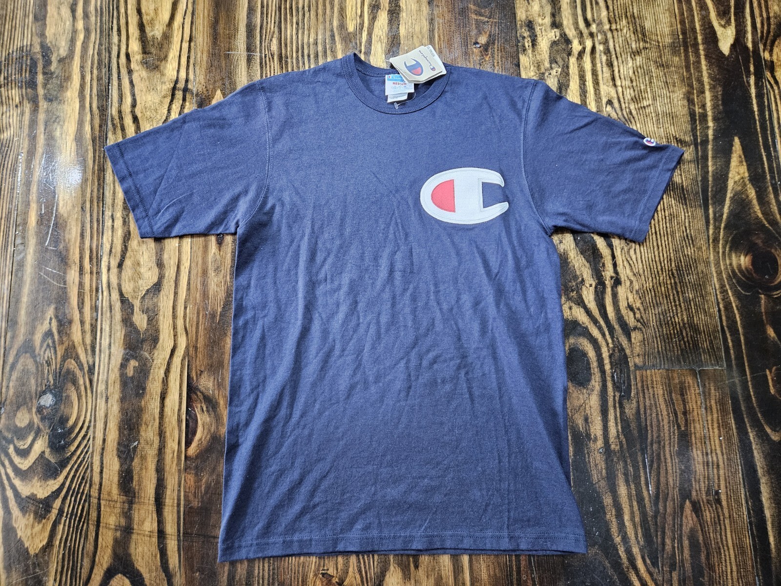 Champion Embroidered Big “C” Heritage T Shirt GT19 NYC Size Medium