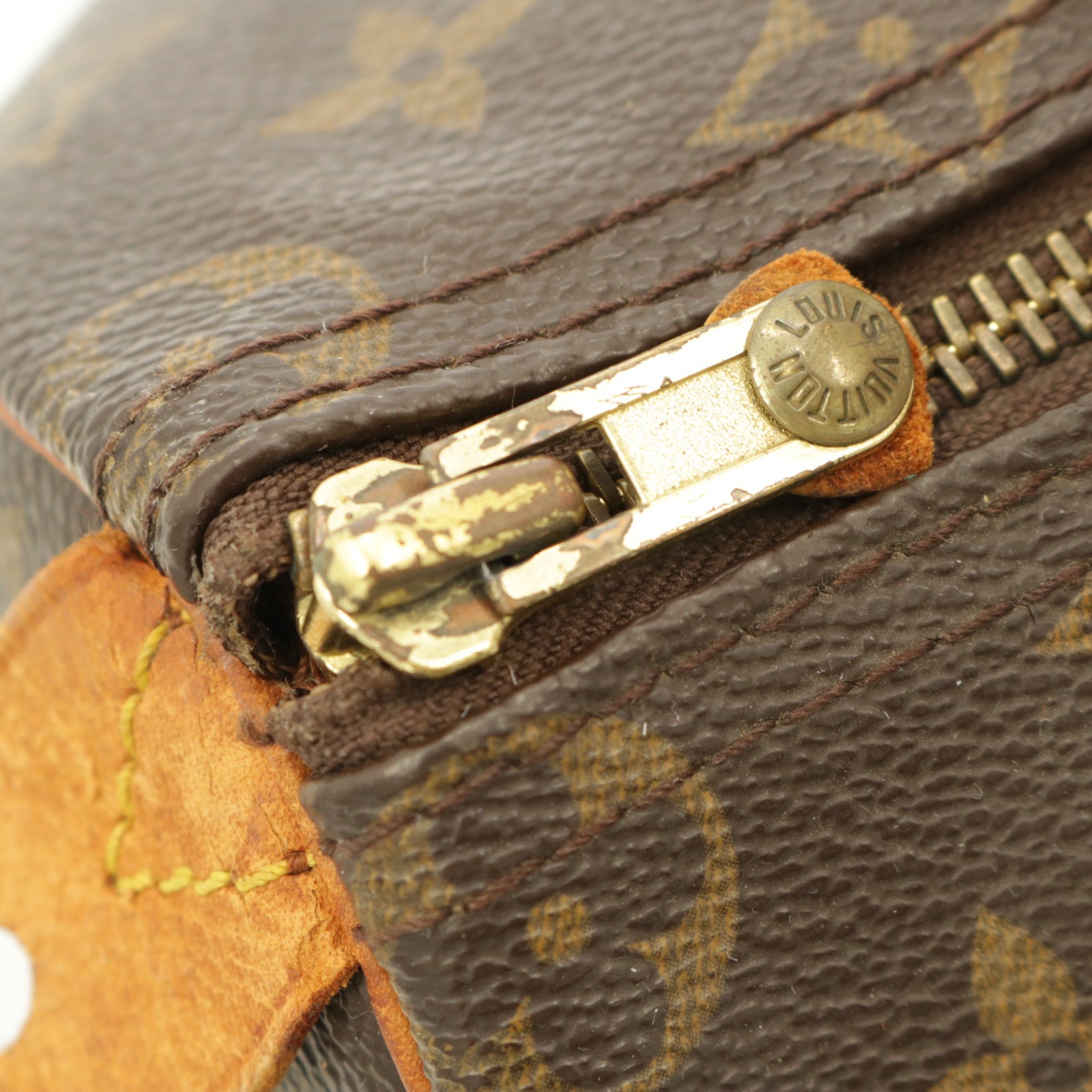 Auth Louis Vuitton M41528 Speedy 25 Hand bag Brown Monogram Serial VI1902